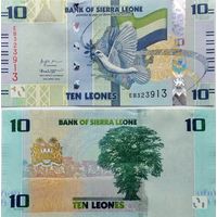 Сьерра - Леоне 10 леоне 2022 год UNC