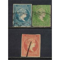 Испания Колонии Испанская Вест-Индия 1857 Изабелла Стандарт  Полная #8-10
