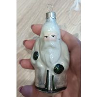 Елочные игрушки, стекло, дед мороз