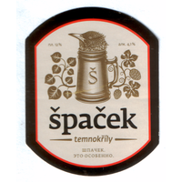 Этикетка пива Spacek Чехия крафт Ф931