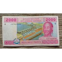 Werty71 Камерун 2000 франков 2002 банкнота U