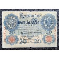20 марок Германия 1914 г.