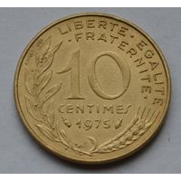 Франция, 10 сантимов 1975 г.