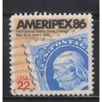 США 1985 Международная филвыставка AMERIPEX 86 Чикаго #1753
