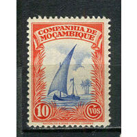 Португальские колонии - Мозамбик (Comp de Mocambique) - 1937 - Парусник 10С - [Mi.203] - 1 марка. MNH.  (Лот 21Jp)-T4P5