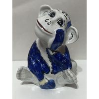 Статуэтка фарфоровая "Обезьяна" Добруш. АУКЦИОН не с рубля без МПЦ.
