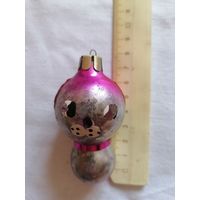 Ёлочная игрушка СОБАЧКА СССР 0089