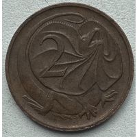 Австралия 2 цента 1974 г.
