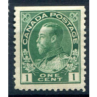 Британские колонии - Канада - 1911/18г. - король Георг V, 1 с - 1 марка - MH [Mi 92 b F]. #3-WB-82-A-1