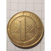 1 марка Финляндия 1996 год.