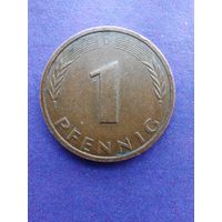 Германия ФРГ 1 пфенниг 1987 D