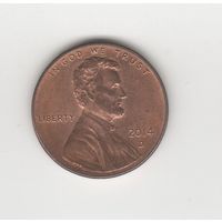 1 цент США 2014 D Лот 8041
