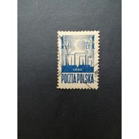 Польша 1945 Марка из серии "Освобождение Лодзи и Варшавы" (гашение без клея, наклейка) Mi.391 каталог 0.50 евро