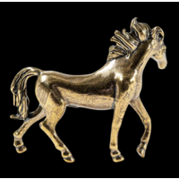 Статуэтка миниатюра Конь Латунь