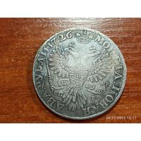2 рубля 1726 КОПИЯ пробной монеты Екатерины l с рубля