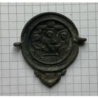 Троица, створка панагии