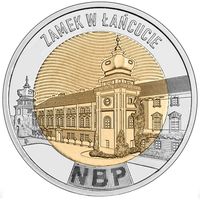 Польша 5 злотых, 2024 Ланьцутский замок UNC