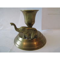 ПОДСВЕЧНИК ИНДИЙСКИЙ С СЛОНОМ.