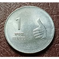 Индия 1 рупия, 2009    Калькутта    ( 2-7-1 )
