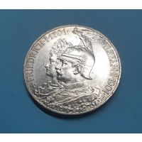 Германия. 5 марок. 1901 год. 200 лет Пруссии. Серебро