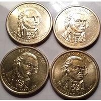 1 доллар США 2007 г. 2-ой Президент Джон Адамс
