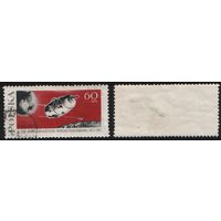 Польша (Mi)PL1795 (50-летие Октябрьской Социалистической Революции) 1967 год 60gr Луна-10, Земля и Луна (a1-05 ТОРГ/ВАША ЦЕНА