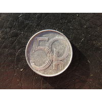 Чехия. 50 геллеров. 1996. С 20 копеек. Распродажа коллекции. Смотрите другие лоты.