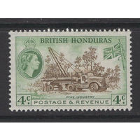 Британский Гондурас / British Honduras 1953** Лесная промышленность (SG#182)