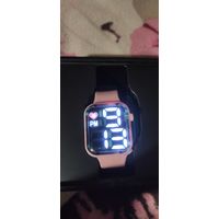 Часы электронные детские розовые