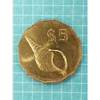 Острова Кука 5 долларов 2003 г.