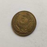 Уругвай 5 сентесимо 1960 г.