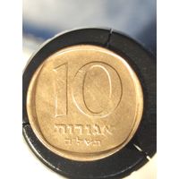 Израиль 10 агорот 1975