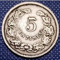 Люксембург 10 сантимов 1901 г.