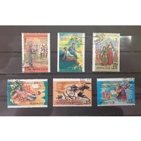 СССР. 1991 год. Народные праздники (6 марок из серии)