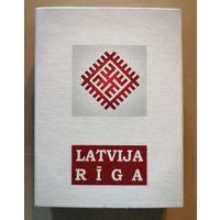 Латвия, города на спичечных коробках, Рига, 7 х 5 х 2 см, спички