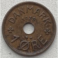 Дания 1 эре 1939 г.