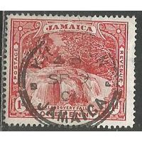 Ямайка. Водопад. 1900г. Mi#31.