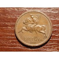 Литва 20 центов 1991