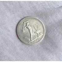 Полтинник 1926 ПЛ! Широкий кант! С рубля без мц!