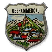 Бавария, Германия. Герб коммуны Обераммергау