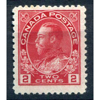 Британские колонии - Канада - 1911/18г. - король Георг V, 2 с - 1 марка - чистая, без клея [Mi 93]. #3-WB-82-A-1