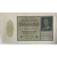 Банкнота 10000 марок 1922 год. Веймарская республика. С рубля без МЦ.