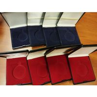 Футляр, коробка, от первых монет НБРБ. 8 штук. Цена за всё.