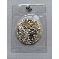 Руанда 50 франков 2021 Звери унцовка