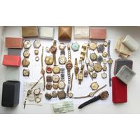 Все лоты с рубля.Часы AU 20,AU 12.5,AU 10,AU 5,позолота,АУ+бонус коробочки.