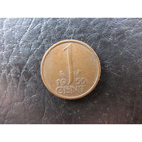 Нидерланды.1 цент.1955. С 20 копеек. Распродажа коллекции. Смотрите другие лоты.