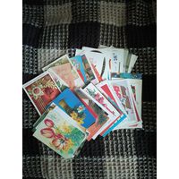 Открытки СССР 50 шт., одним лотом. Старт с 2-х рублей. Смотрите другие лоты, много интересного.