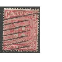 Ямайка. Национальный герб. 1904г. Mi#34.