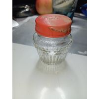 Витражная баночка  "  Детский крем " .