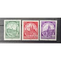 Германия, ГДР 1956 г. Mi.524-526 MNH** полная серия